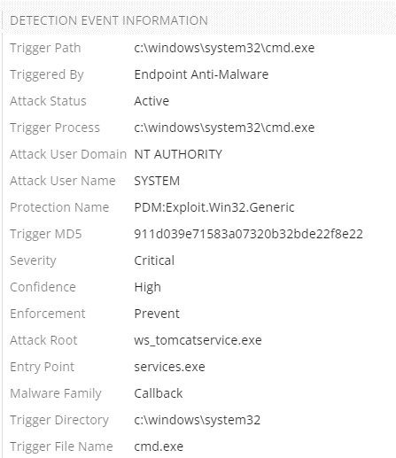 Detecting a log4shell exploit against VMware Horizon using CheckPoint ...